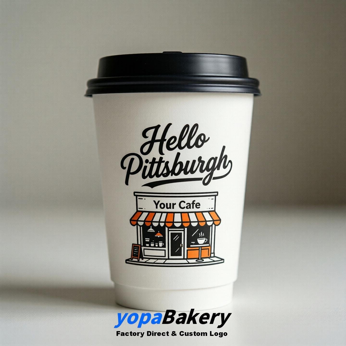 Welcome to Pittsburgh Printed Paper Coffee Cups | Pittsburgh Coffee Packaging Design Firm