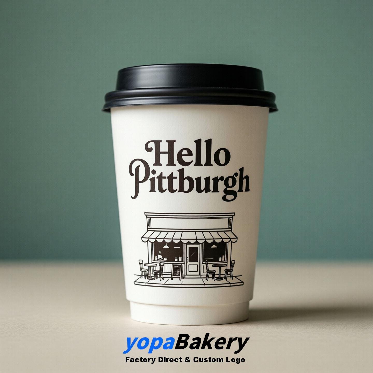 Welcome to Pittsburgh Printed Paper Coffee Cups | Pittsburgh Coffee Packaging Design Firm