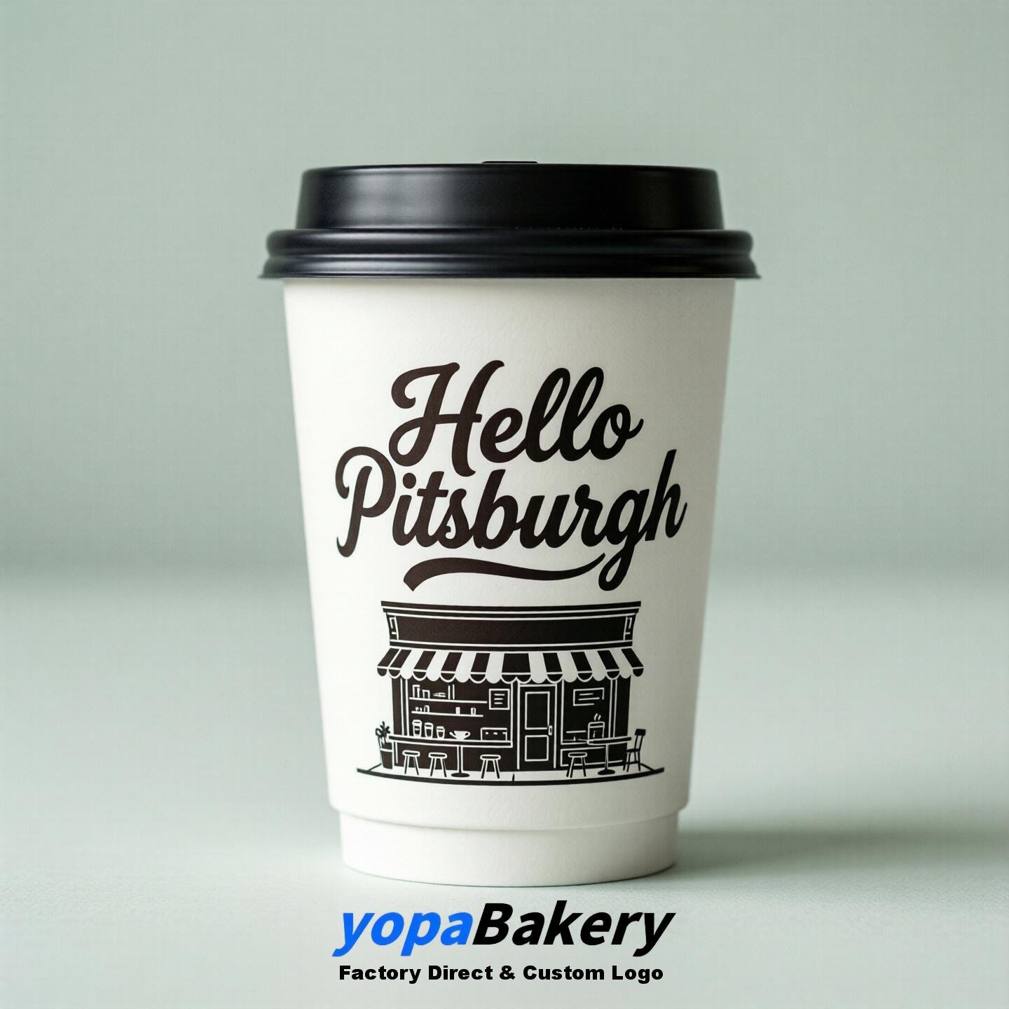 Welcome to Pittsburgh Printed Paper Coffee Cups | Pittsburgh Coffee Packaging Design Firm