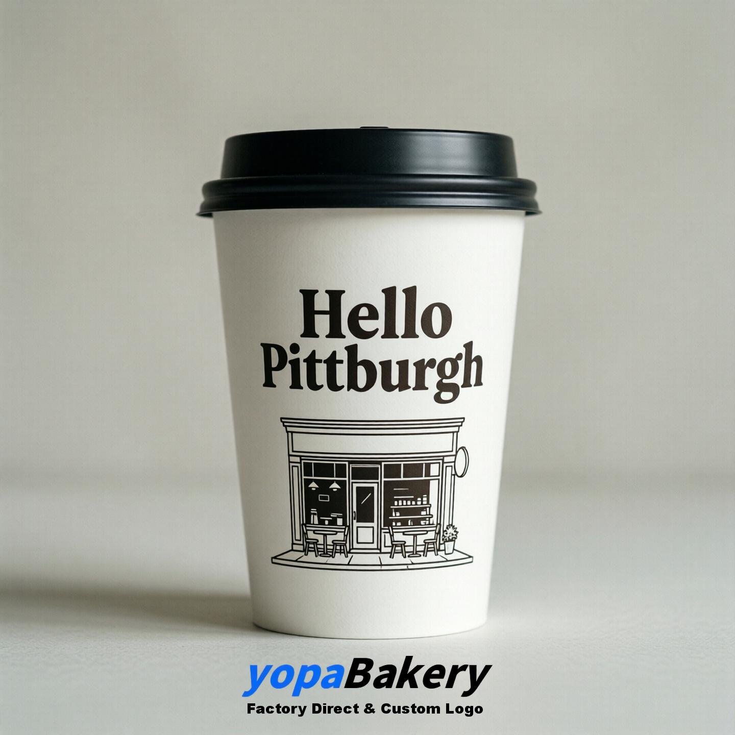 Welcome to Pittsburgh Printed Paper Coffee Cups | Pittsburgh Coffee Packaging Design Firm