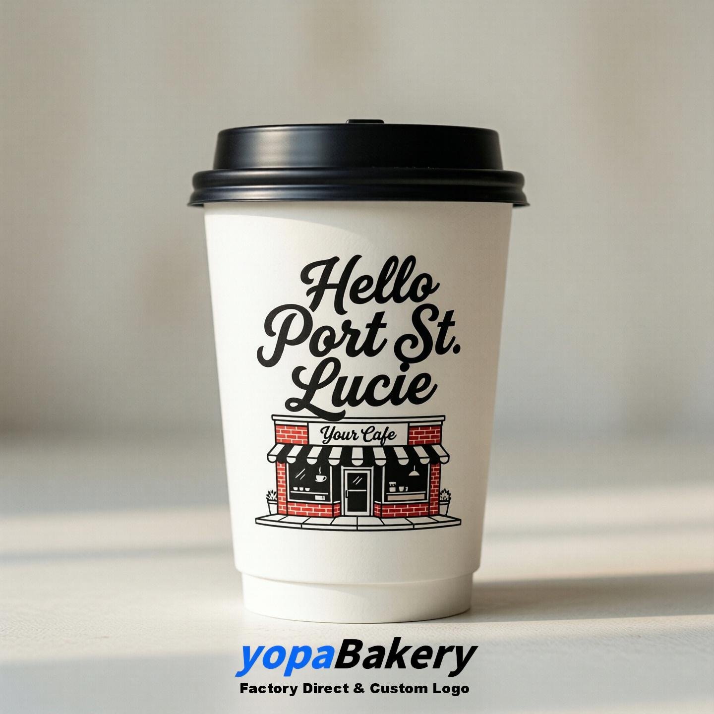 Welcome to Port St. Lucie Printed Paper Coffee Cups | Port St. Lucie Cafe Packaging Designer
