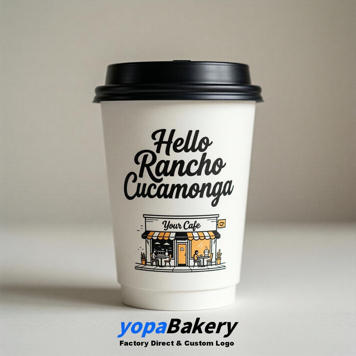 Welcome to Rancho Cucamonga Printed Paper Coffee Cups | Rancho Cucamonga Cafe Packaging Designer
