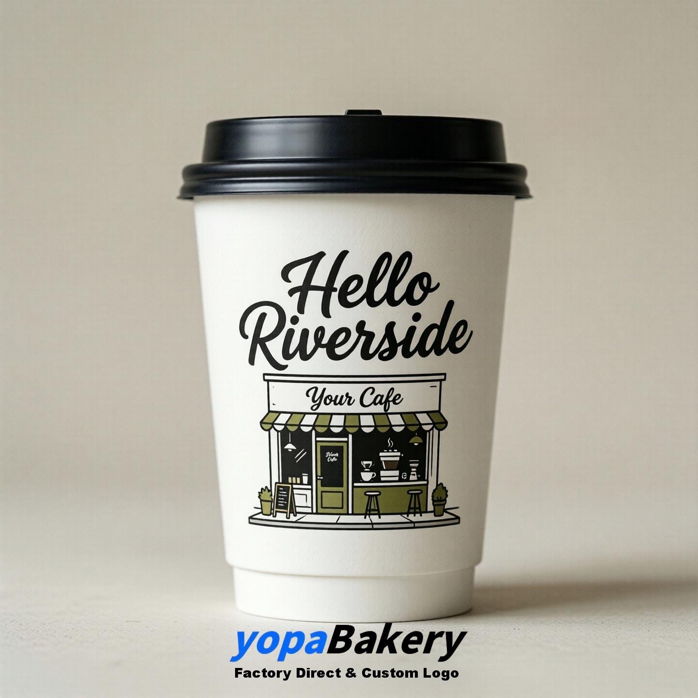 Welcome to Riverside Printed Paper Coffee Cups | Riverside Coffee Packaging Design Firm