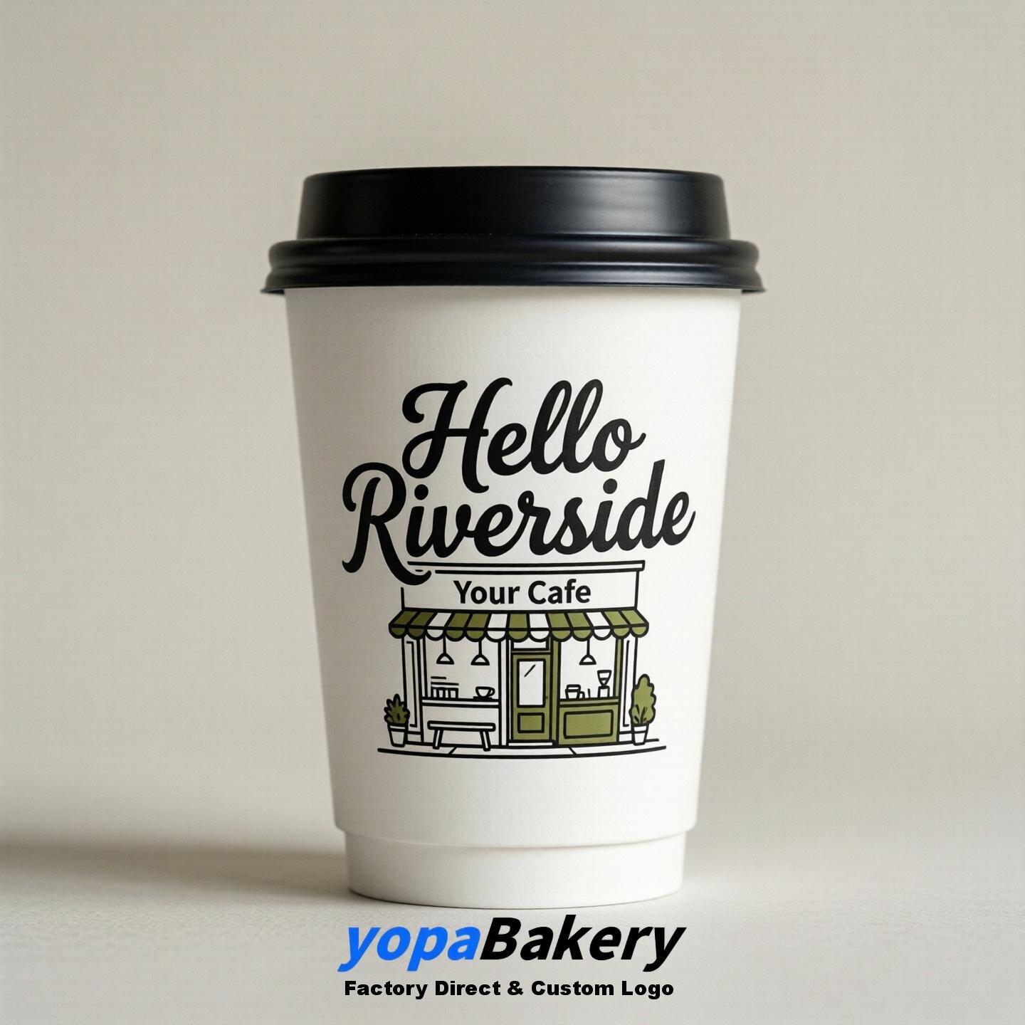 Welcome to Riverside Printed Paper Coffee Cups | Riverside Coffee Packaging Design Firm