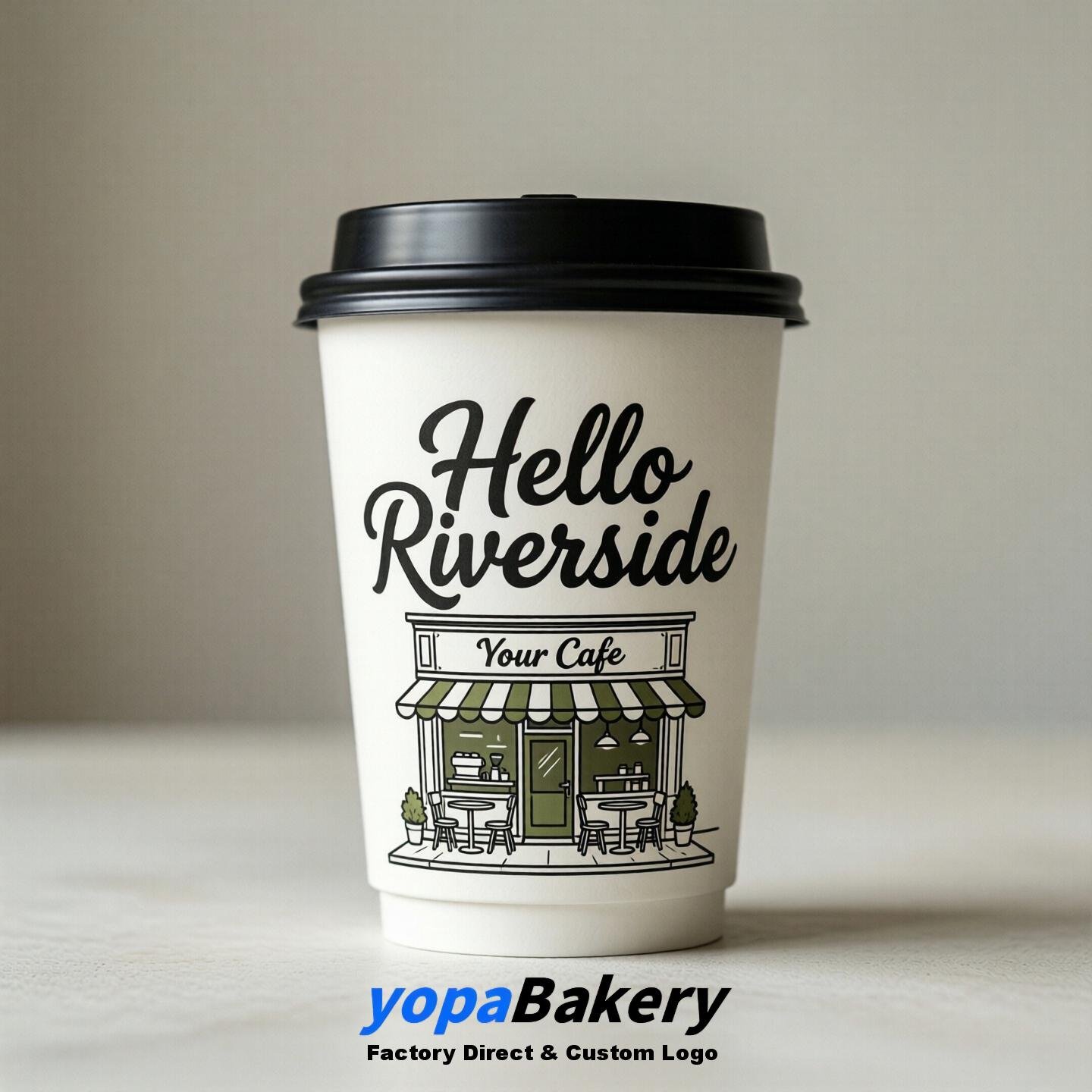 Welcome to Riverside Printed Paper Coffee Cups | Riverside Coffee Packaging Design Firm