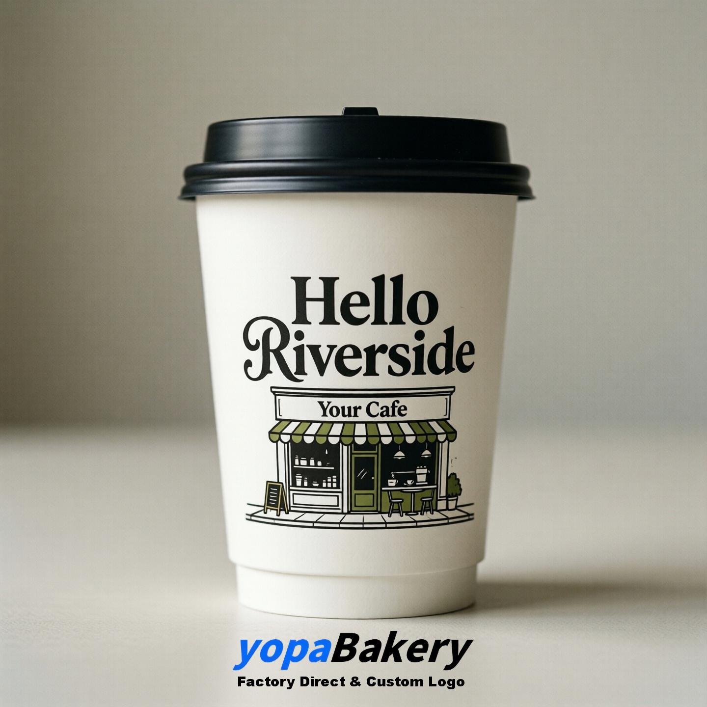 Welcome to Riverside Printed Paper Coffee Cups | Riverside Coffee Packaging Design Firm