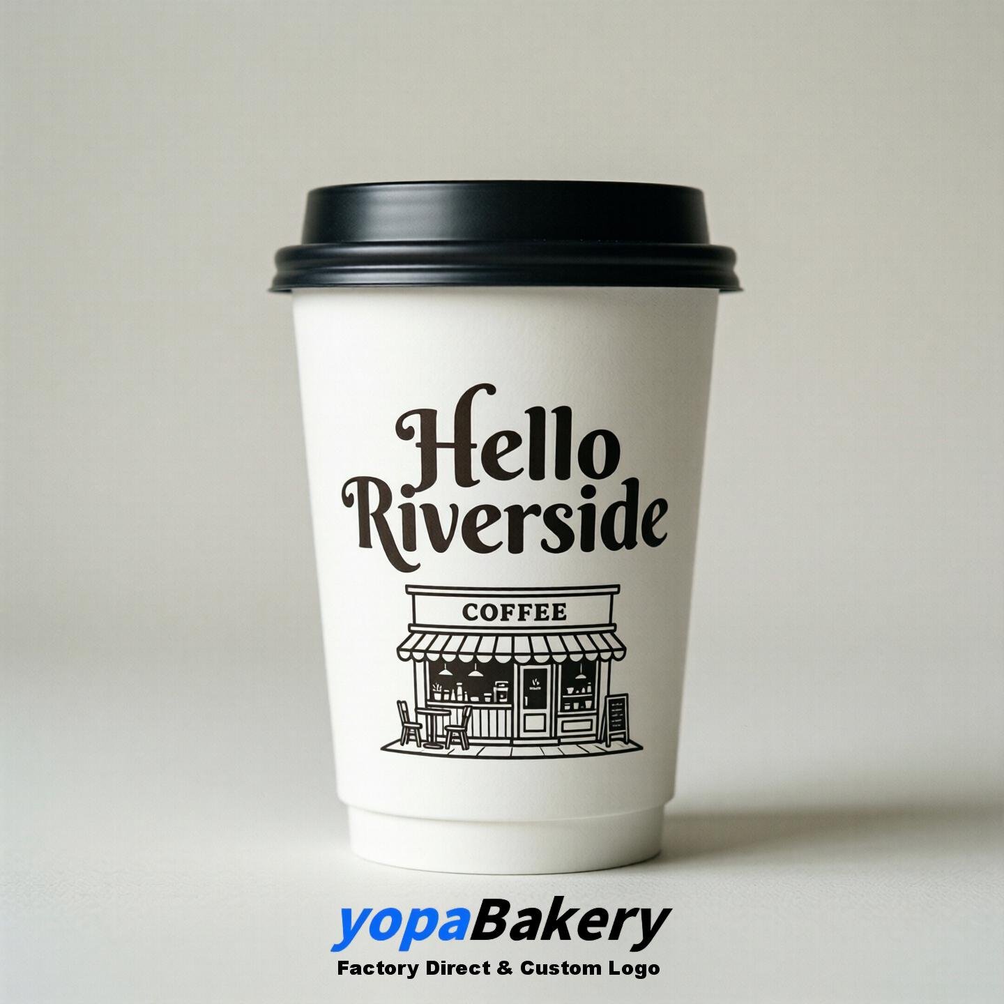 Welcome to Riverside Printed Paper Coffee Cups | Riverside Coffee Packaging Design Firm