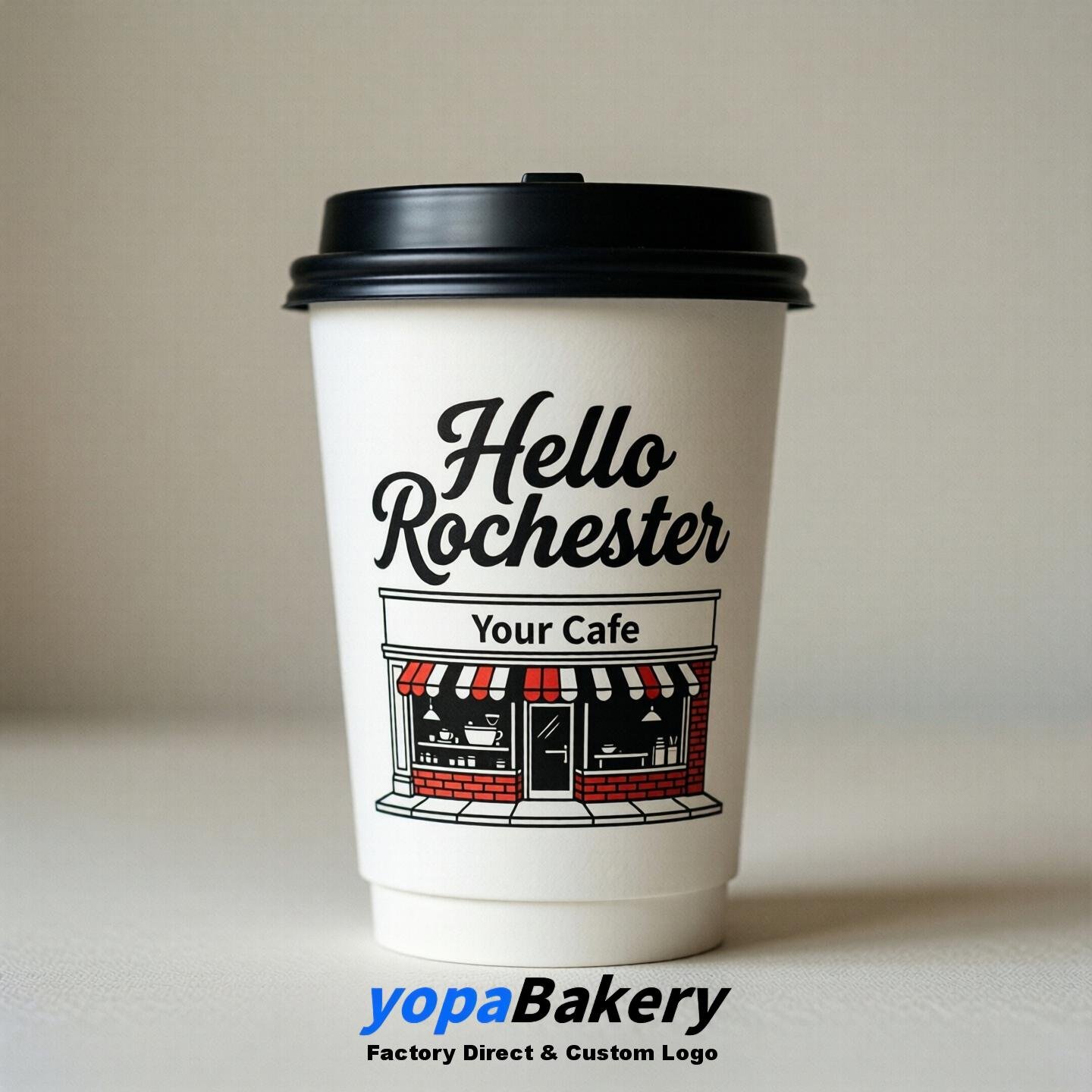 Welcome to Rochester Printed Paper Coffee Cups | Rochester Cafe Packaging Designer