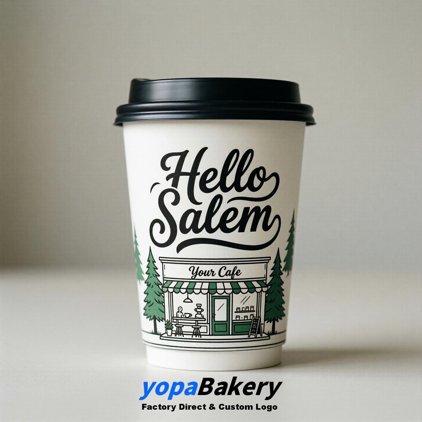 Welcome to Salem Printed Paper Coffee Cups | Salem Cafe Packaging Designer