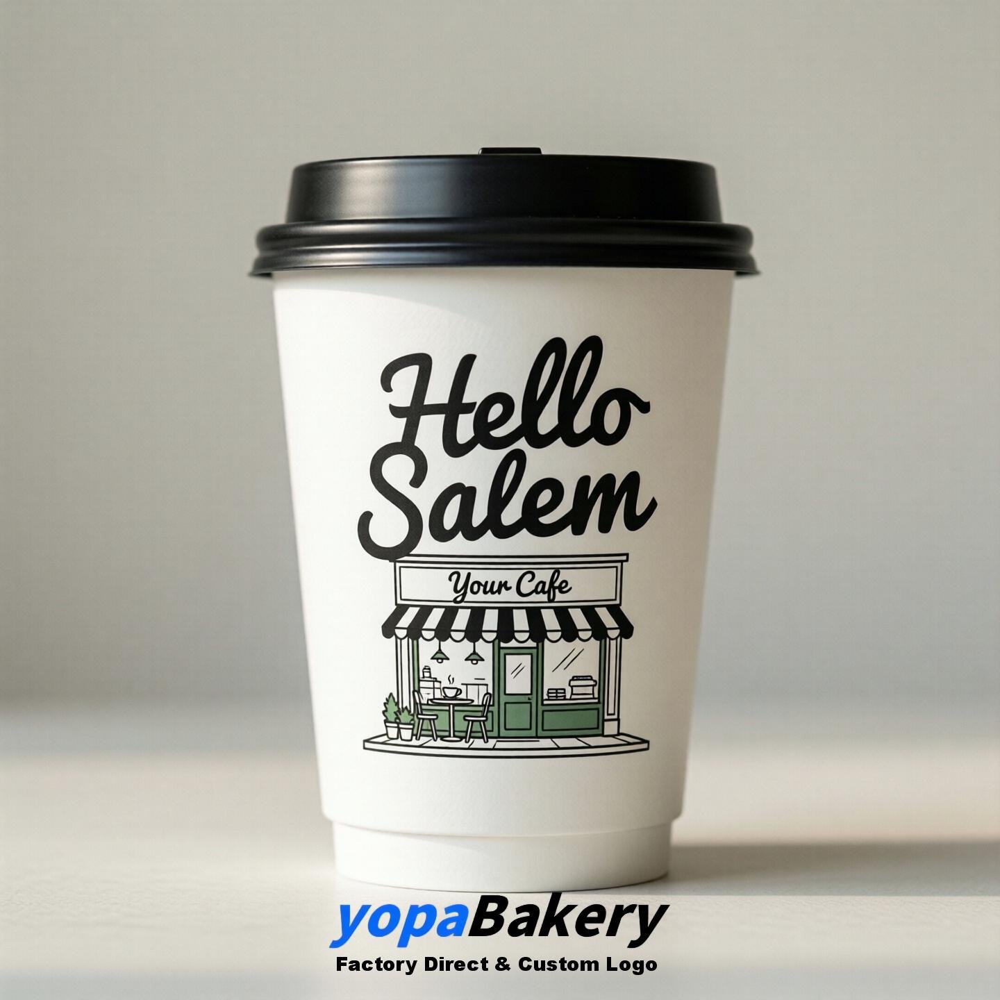 Welcome to Salem Printed Paper Coffee Cups | Salem Cafe Packaging Designer