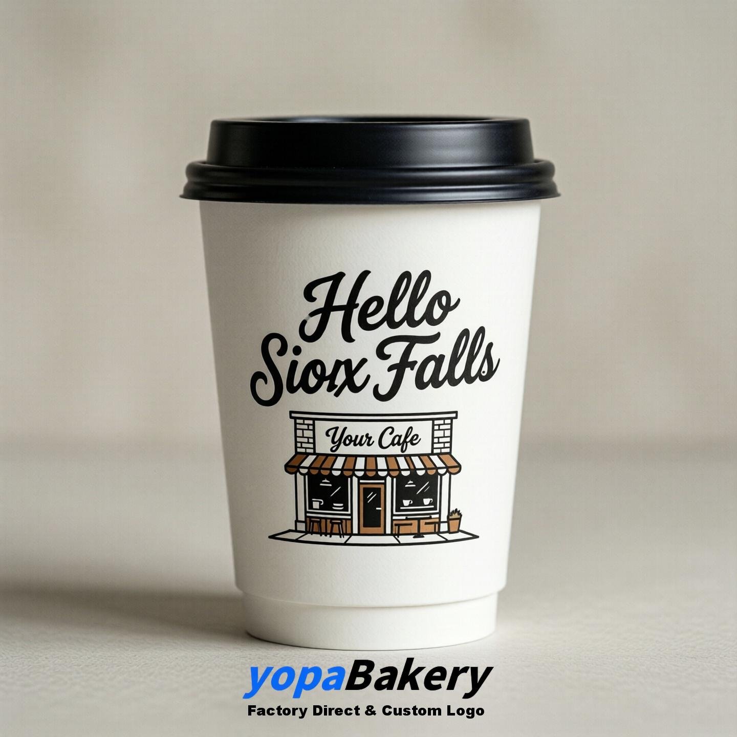 Welcome to Sioux Falls Printed Paper Coffee Cups | Sioux Falls Cafe Packaging Designer