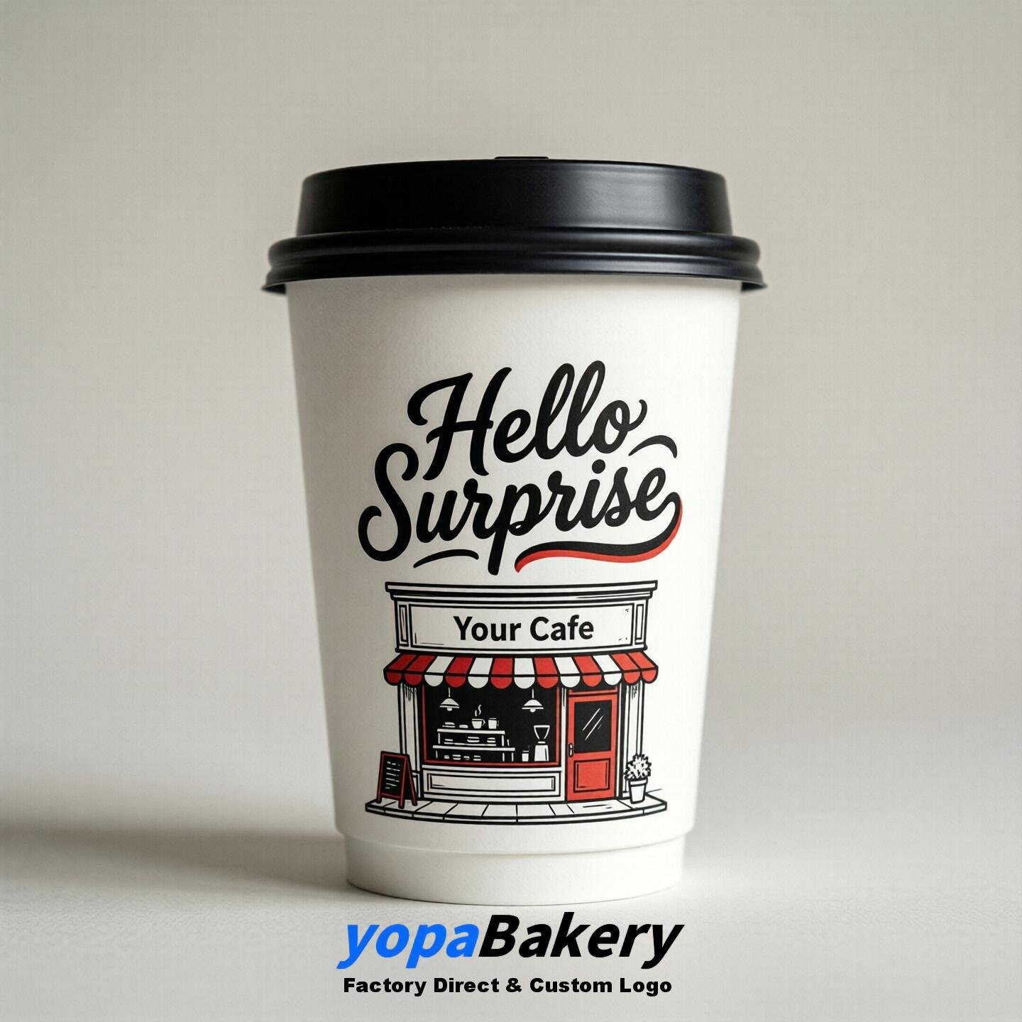Welcome to Surprise Printed Paper Coffee Cups | Surprise Cafe Packaging Designer