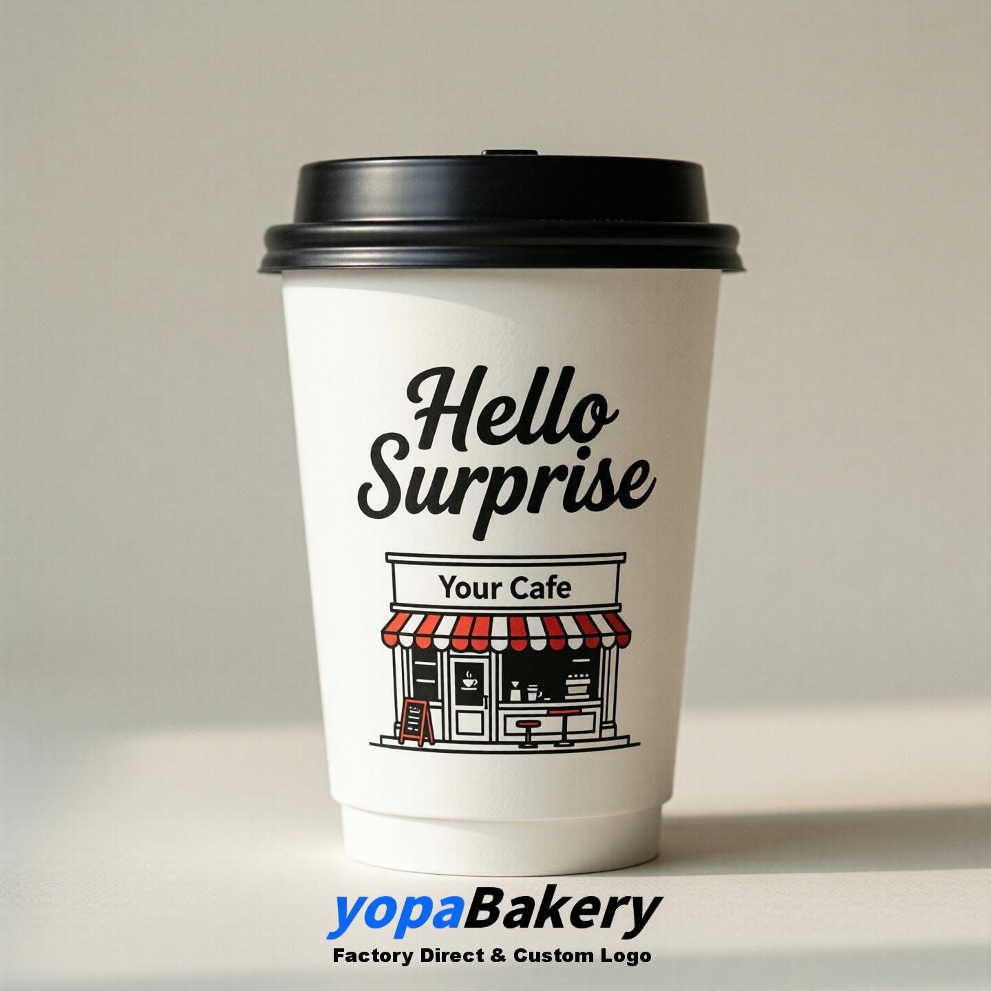 Welcome to Surprise Printed Paper Coffee Cups | Surprise Cafe Packaging Designer