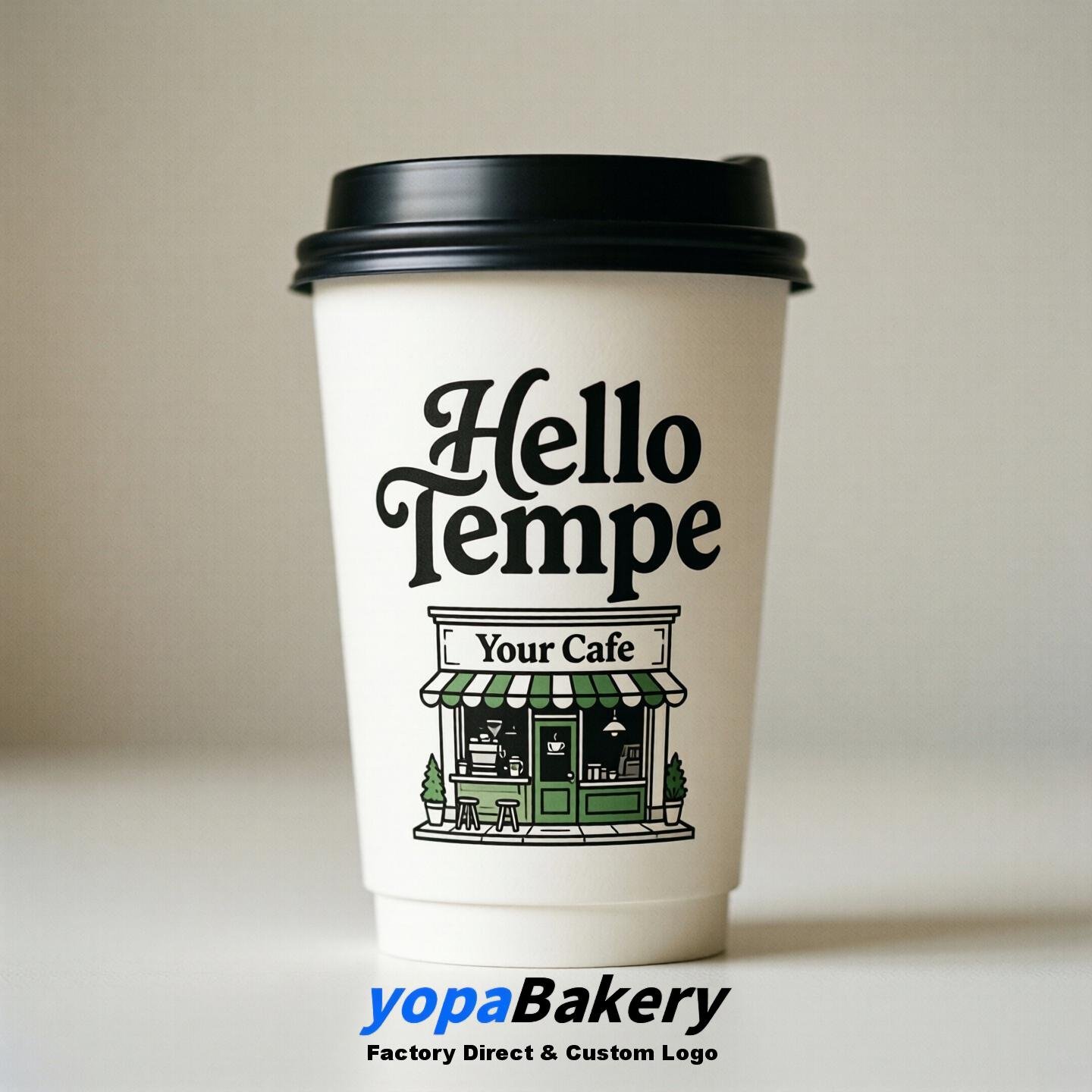 Welcome to Tempe Printed Paper Coffee Cups | Tempe Cafe Packaging Designer
