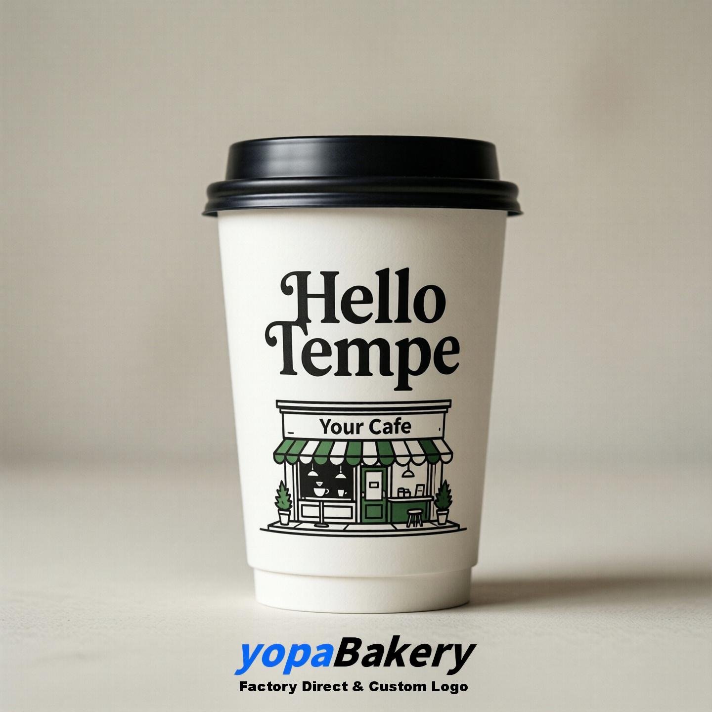 Welcome to Tempe Printed Paper Coffee Cups | Tempe Cafe Packaging Designer