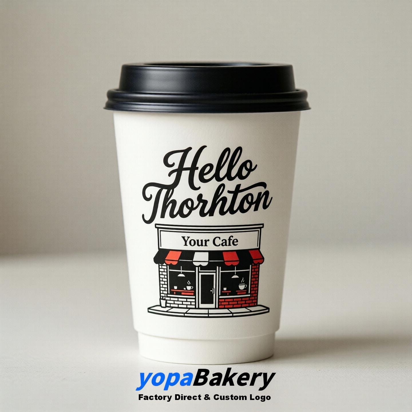 Welcome to Thornton Printed Paper Coffee Cups | Thornton Cafe Packaging Designer