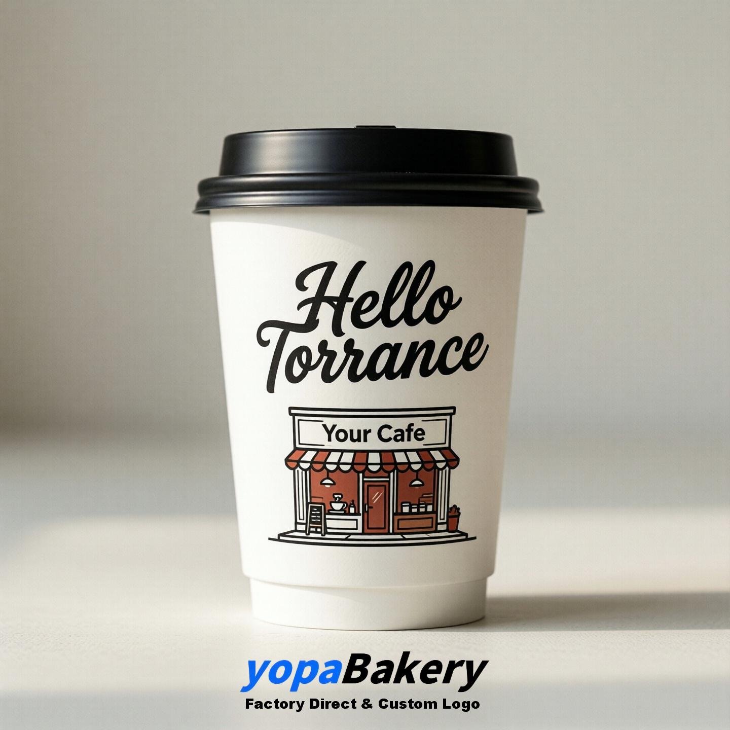 Welcome to Torrance Printed Paper Coffee Cups | Torrance Cafe Packaging Designer