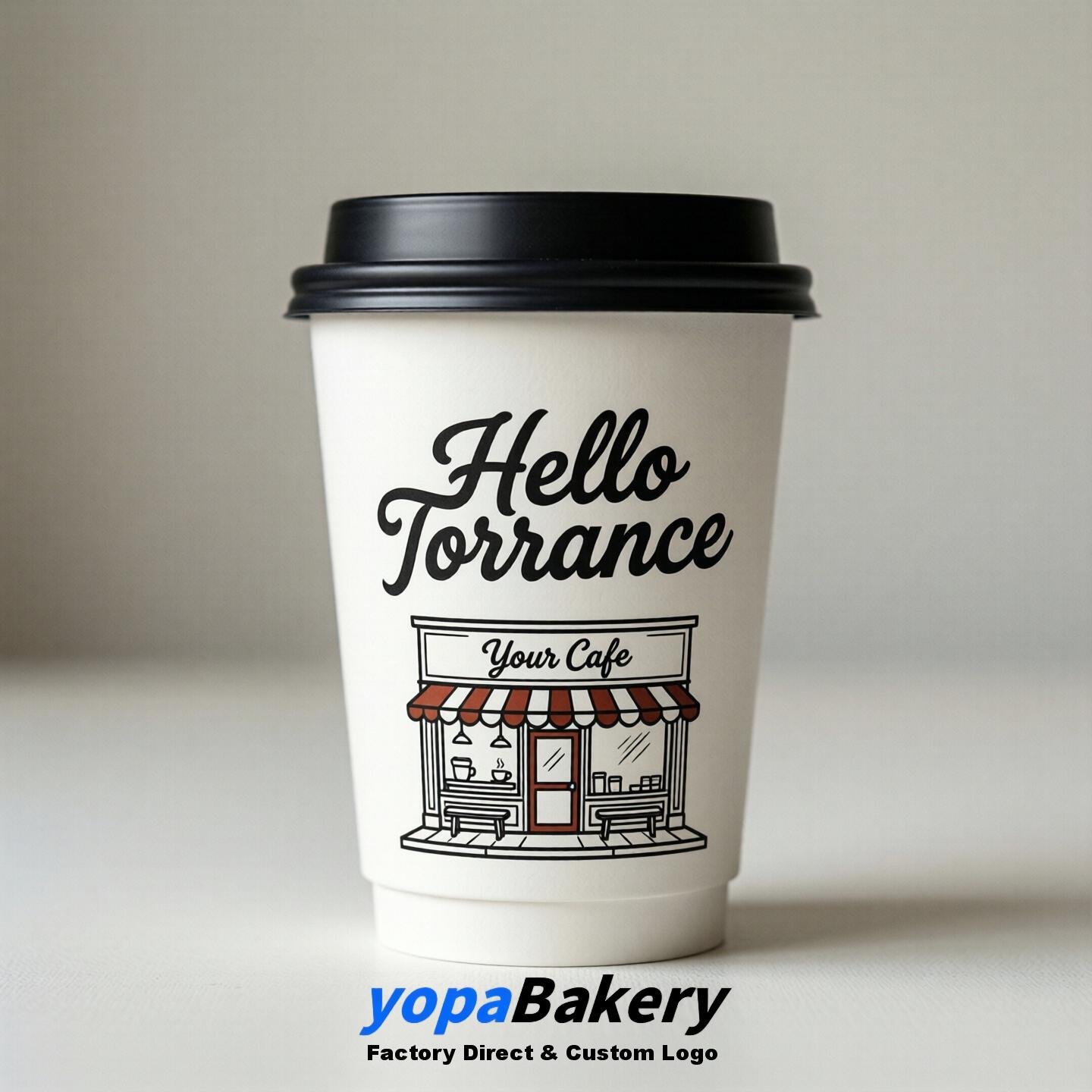 Welcome to Torrance Printed Paper Coffee Cups | Torrance Cafe Packaging Designer