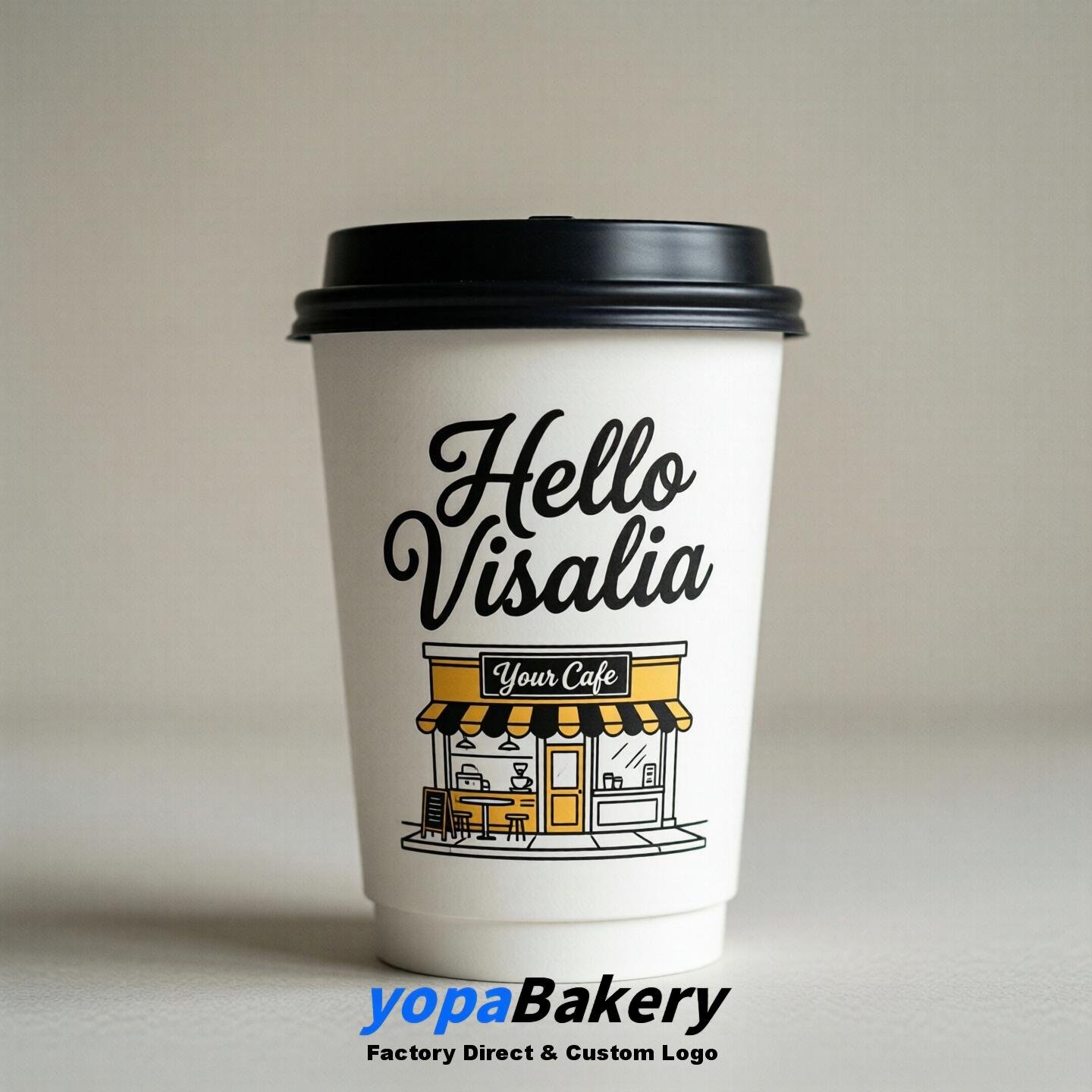 Welcome to Visalia Printed Paper Coffee Cups | Visalia Cafe Packaging Designer