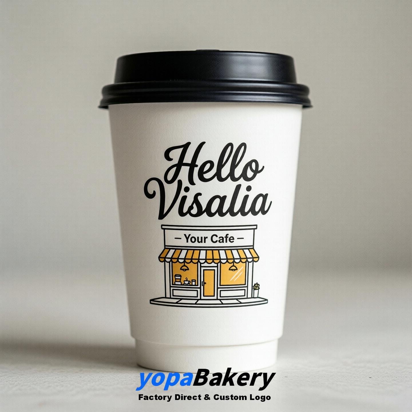 Welcome to Visalia Printed Paper Coffee Cups | Visalia Cafe Packaging Designer