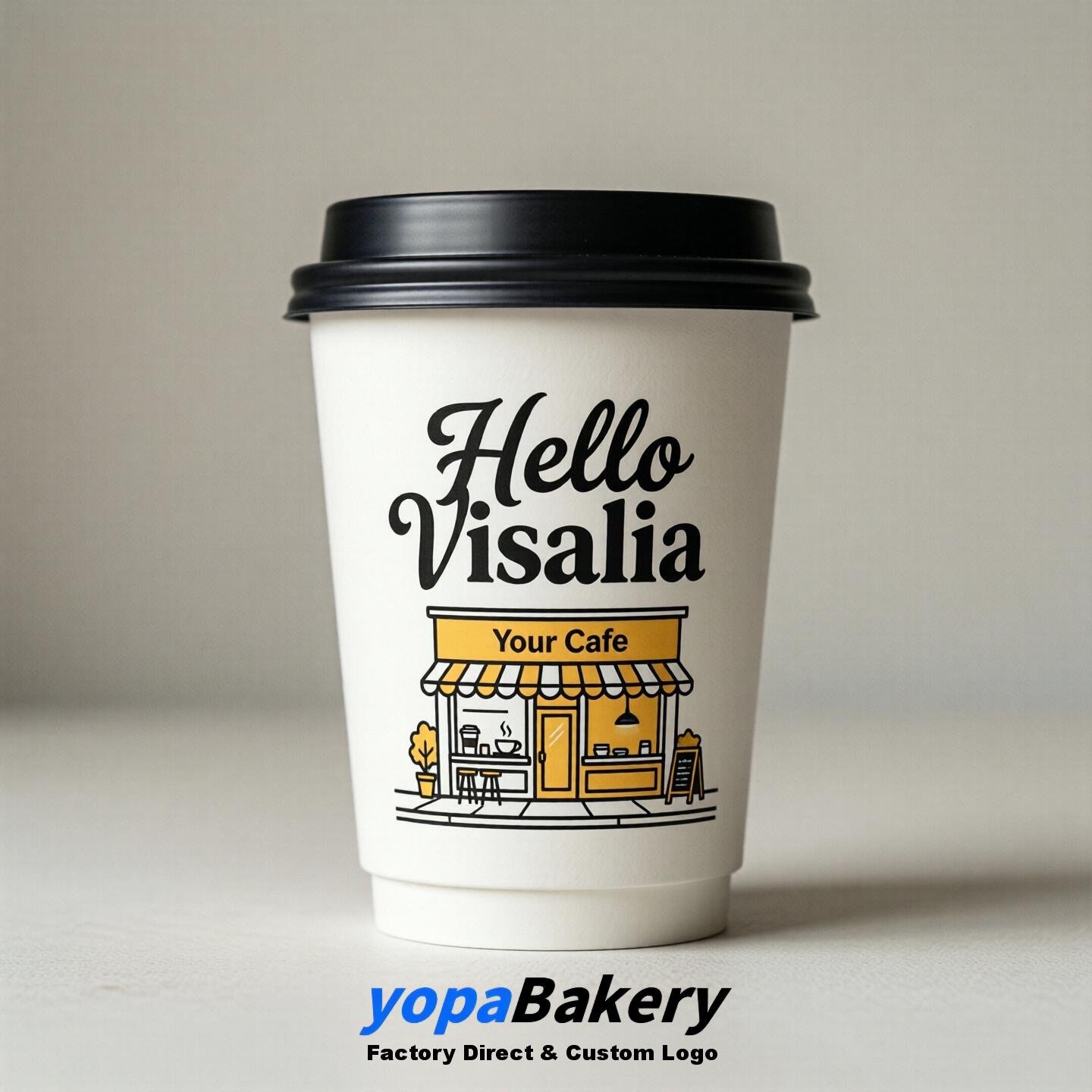 Welcome to Visalia Printed Paper Coffee Cups | Visalia Cafe Packaging Designer