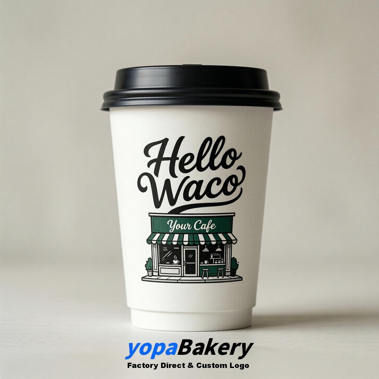 Welcome to Waco Printed Paper Coffee Cups | Waco Cafe Packaging Designer