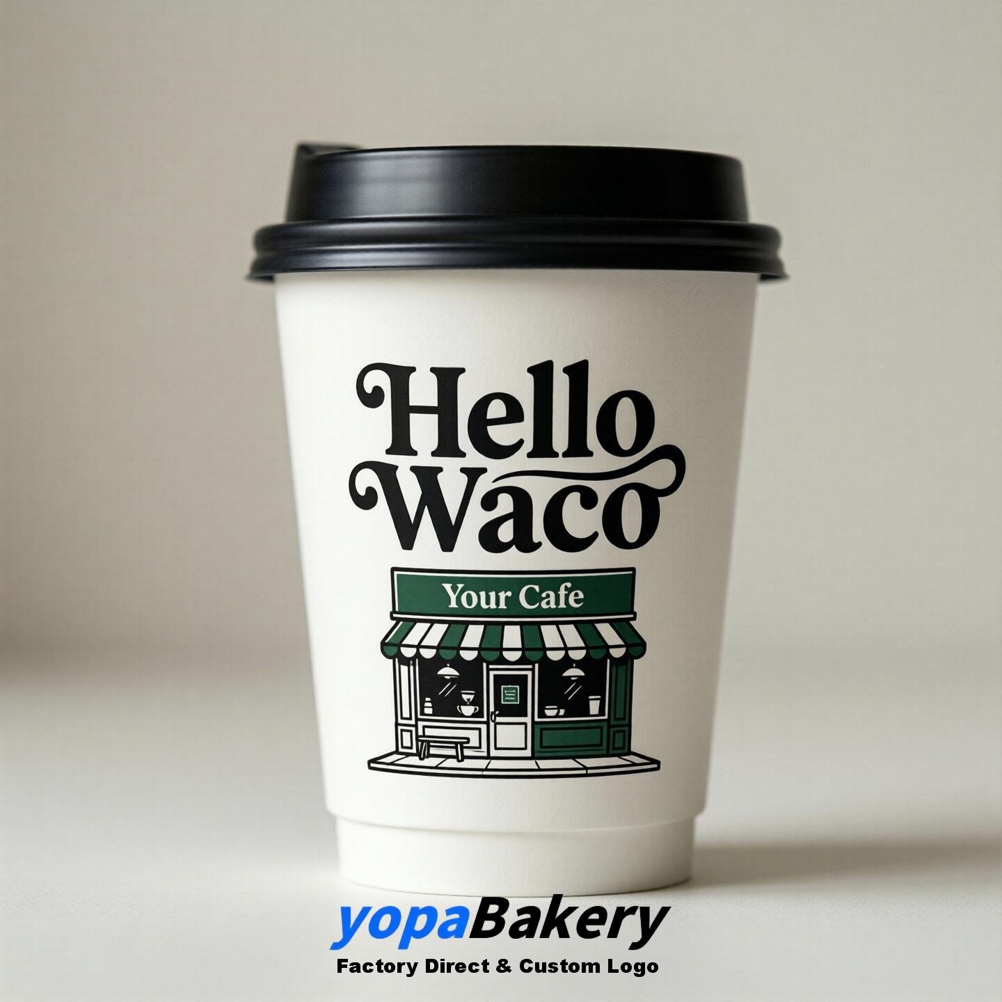 Welcome to Waco Printed Paper Coffee Cups | Waco Cafe Packaging Designer