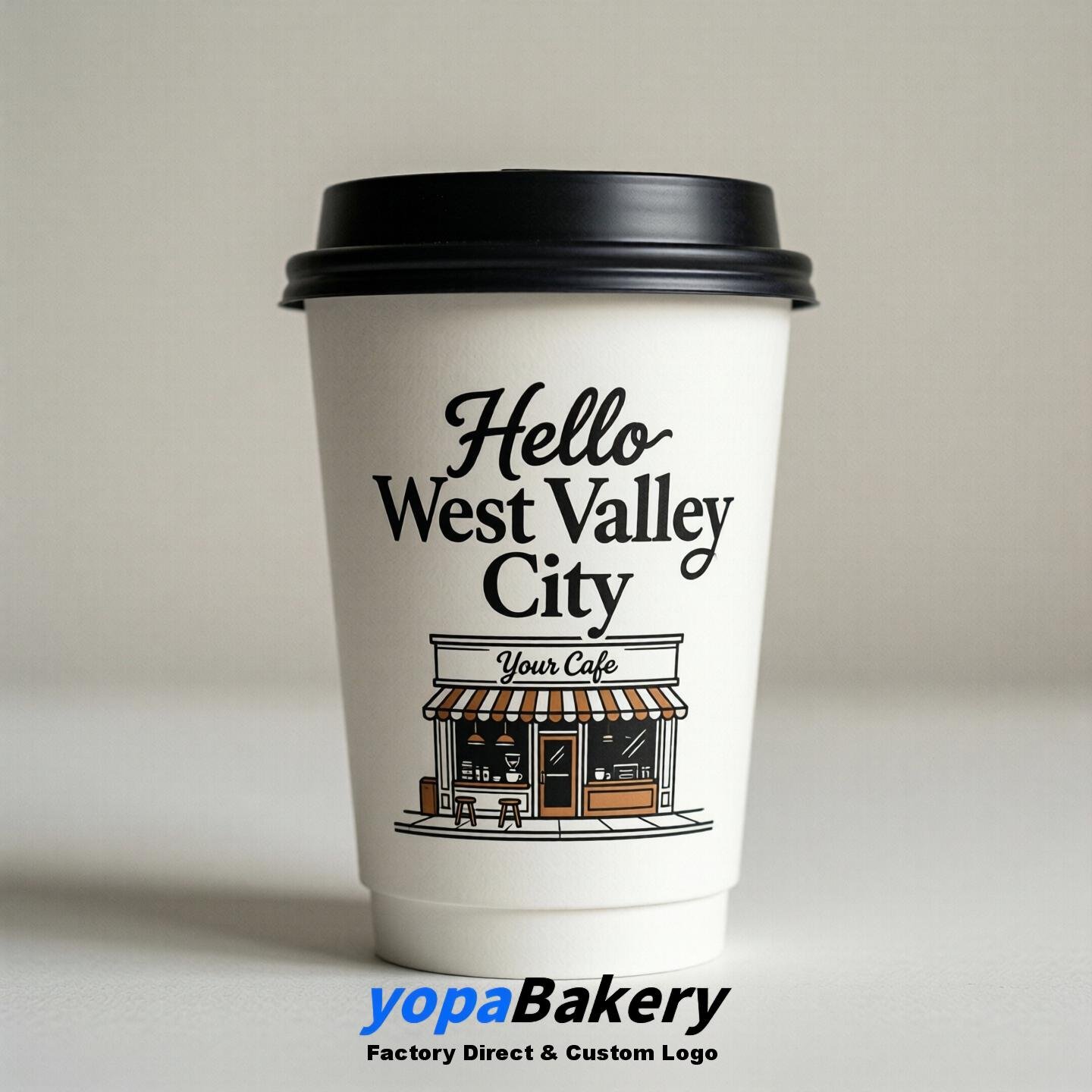 Welcome to West Valley City Printed Paper Coffee Cups | West Valley City Cafe Packaging Designer