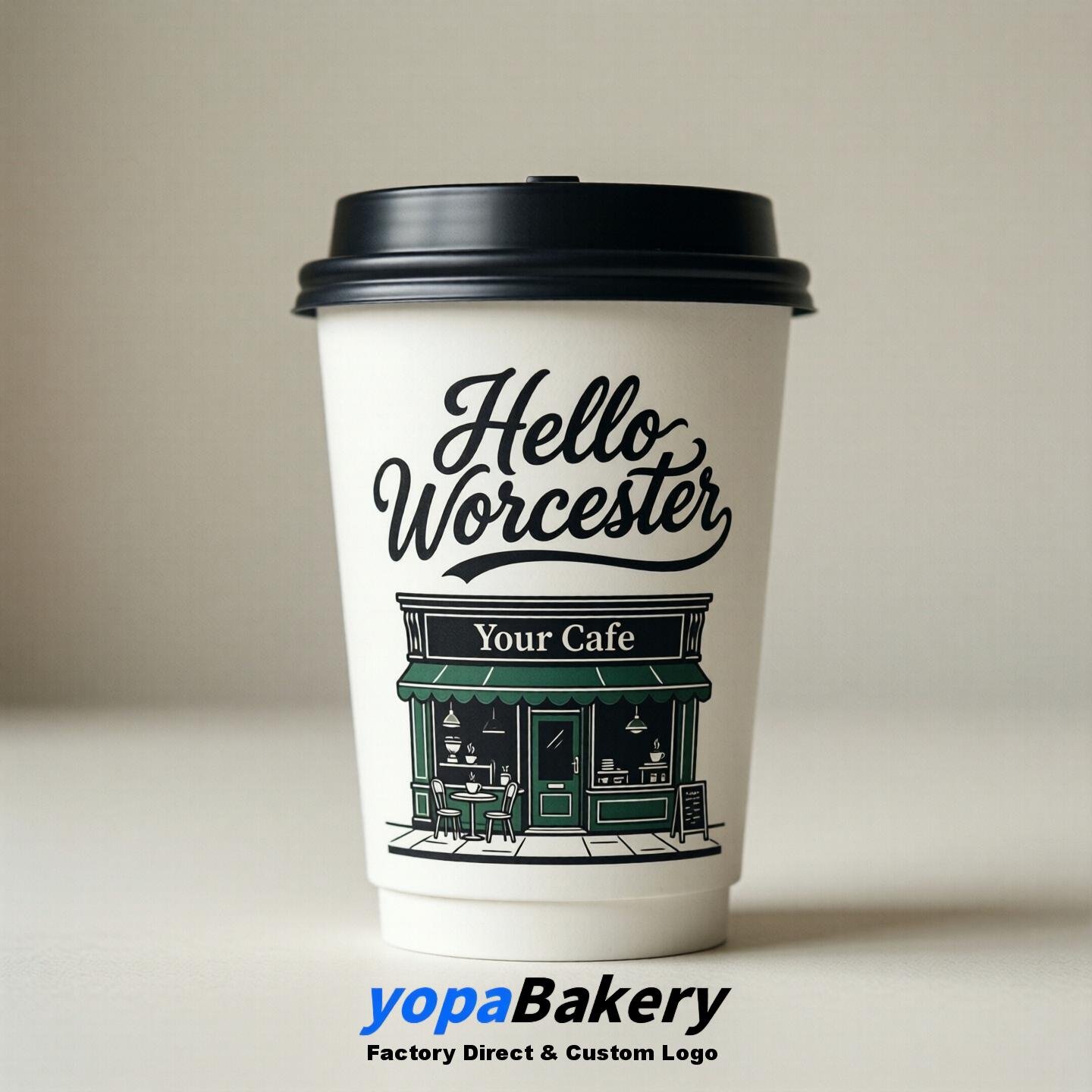 Welcome to Worcester Printed Paper Coffee Cups | Worcester Cafe Packaging Designer Welcome to Worcester Printed Paper Coffee Cups | Worcester Cafe Packaging Designer