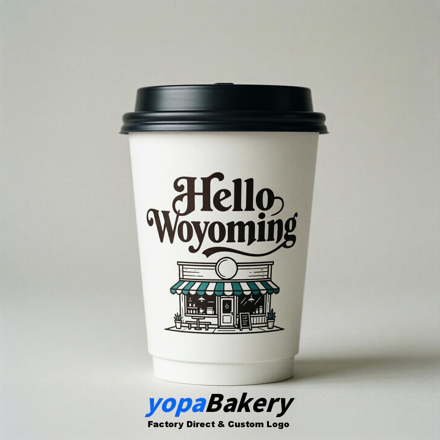 Welcome to Wyoming Printed Paper Coffee Cups | Wyoming Coffee Cups Design & Factory