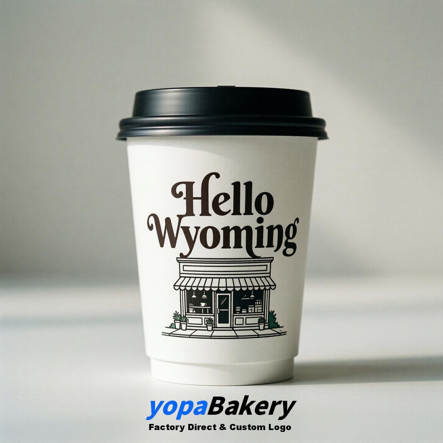 Welcome to Wyoming Printed Paper Coffee Cups | Wyoming Coffee Cups Design & Factory